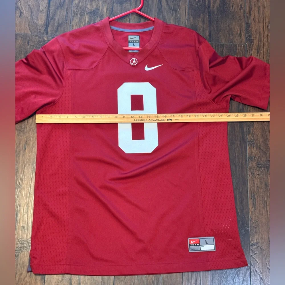 Alabama Julio Jones Nike Team Jersey Men's Size Large Red #‎ 8